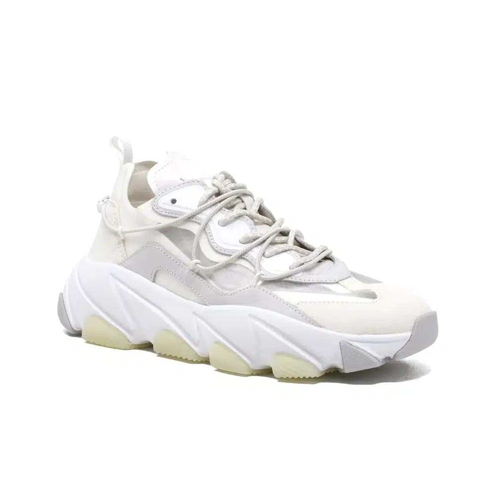 ASH EXTRA BIS TRANSPARENT LADIES TRAINERS IN OFF-WHITE
