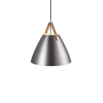 Suspension Nordlux Suspension 36 Suspension Brushed steel pendant Ø36 E27 leather