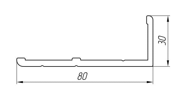 Aluminum Profile For Doors Ат-3031