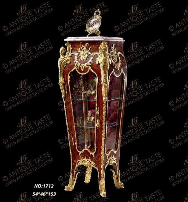Luxurious Francois Linke and Louis xv style Vitrine Stand