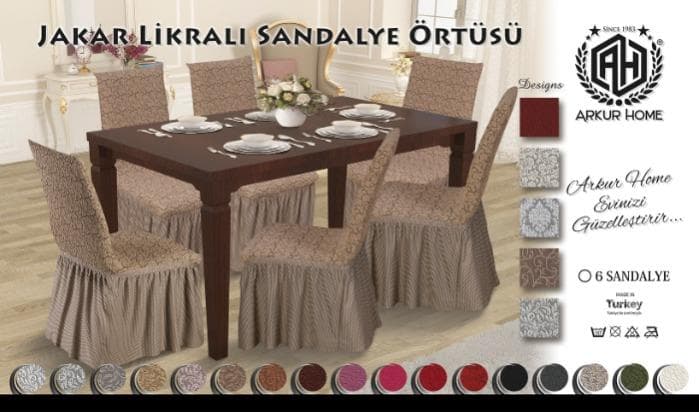 JACQUARD LYCRA CHAİR COVER