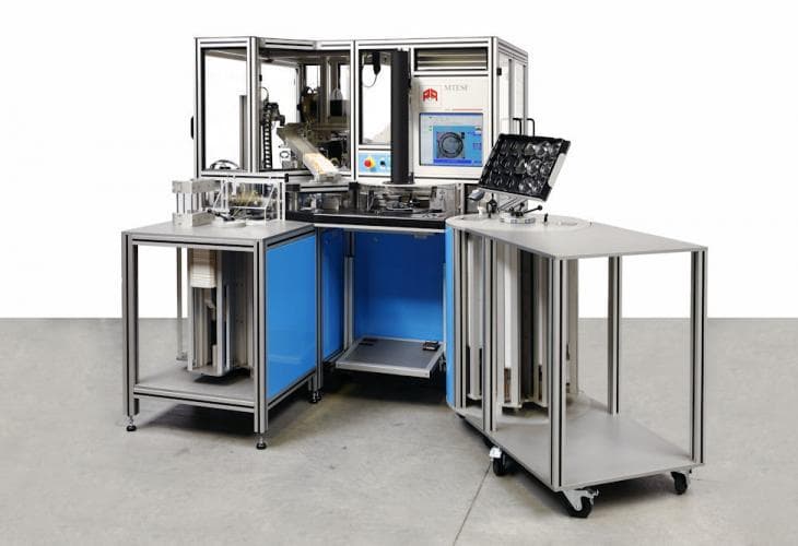 Semi-Automatic Pad Printing and Packaging Unit for SF Lenses