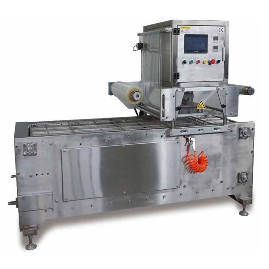 Bardak, kap veya tepsiler icin film kapatma unitesi