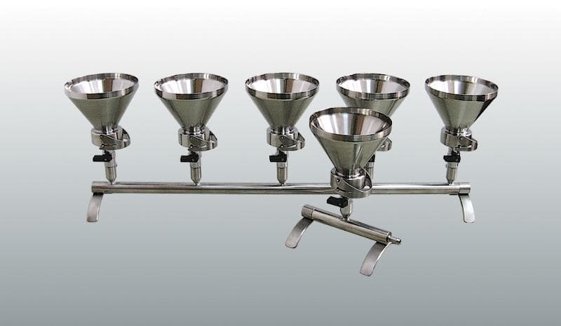 2-, 3-, 4-, 5- and 6 place vacuum manifold with...