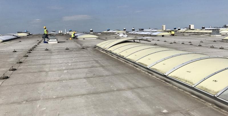 Replacing Polycarbonate Skylights