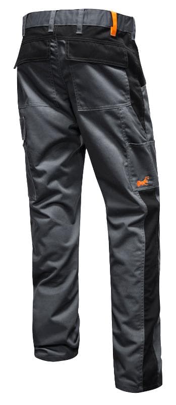 Arbeitshose Canvas Männer Bundhose Grau/Schwarz Gr.50
