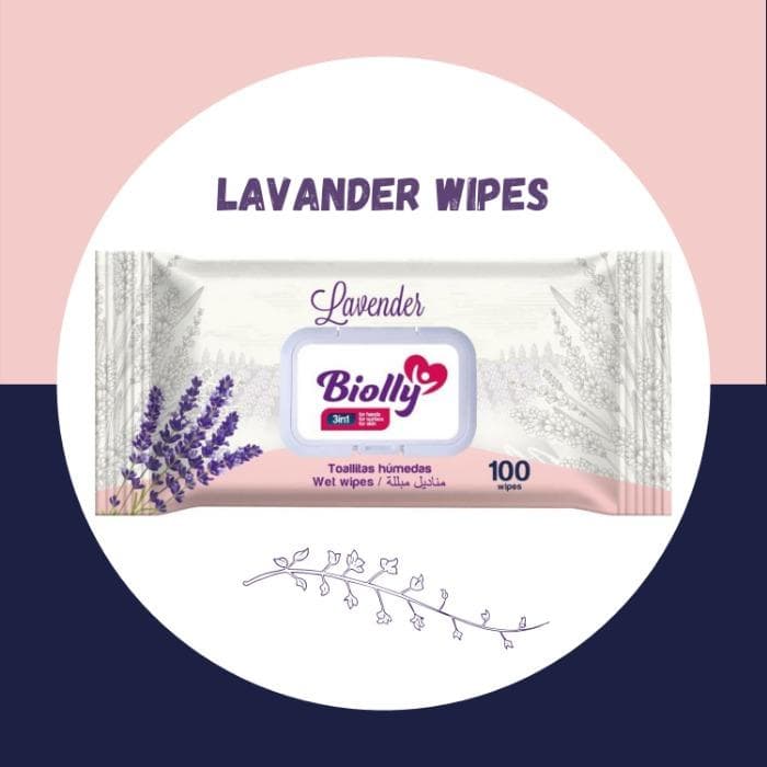 Biolly Lavander Wipes