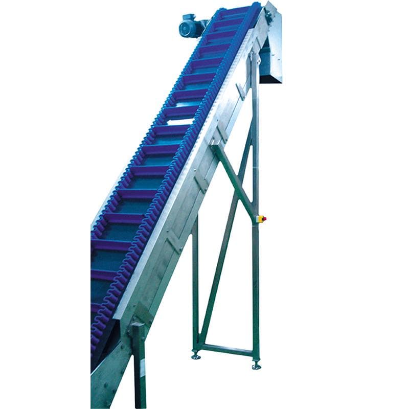 Belt Elevator With Flexible Borders