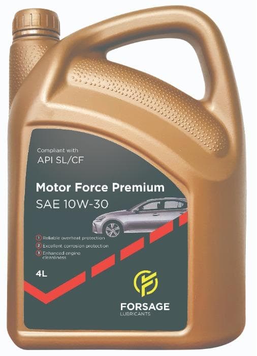 Semi-synthetic engine oils for gasoline and diesel engines