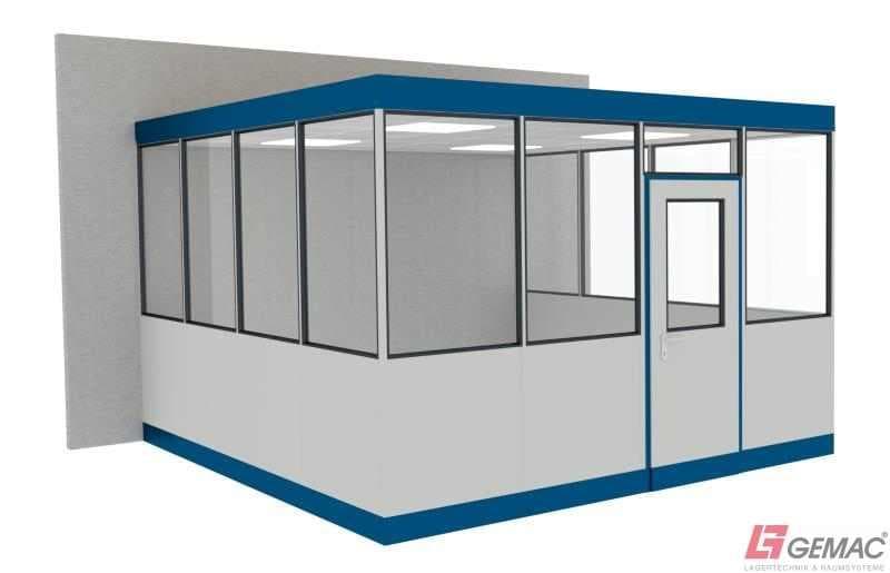 Hallenbüro Indoor Line 3-seitig