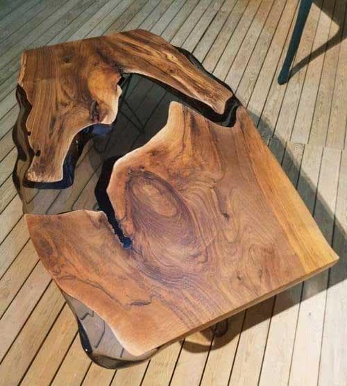 Epoksi Resin Ceviz Masa