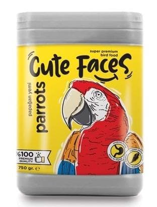 Cute Faces Parrot Food 750 GR.