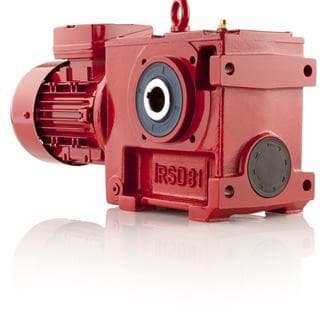 Motoréducteurs hélicoïdaux à roue et vis sans fin (Série IRS