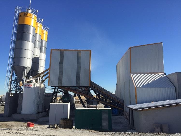 INS MBS 160 - BS2 160M3 SAAT KAPASİTELİ MOBİL BETON SANTRALİ