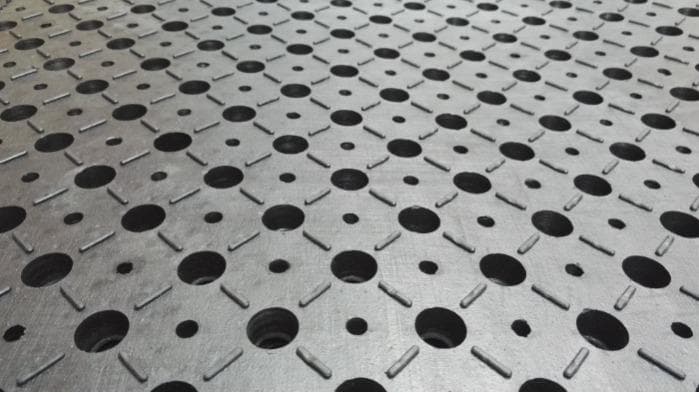 Caillebotis caoutchouc