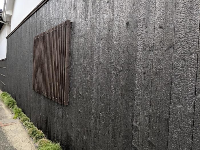 Shou Sugi Ban Interior fence