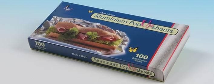 Aluminium Pop-up sheets