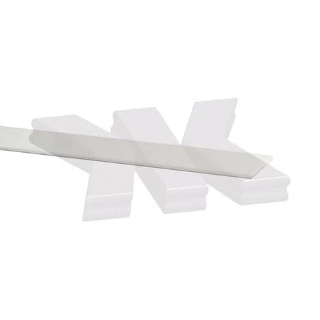 Flat-profile 15x2mm, white