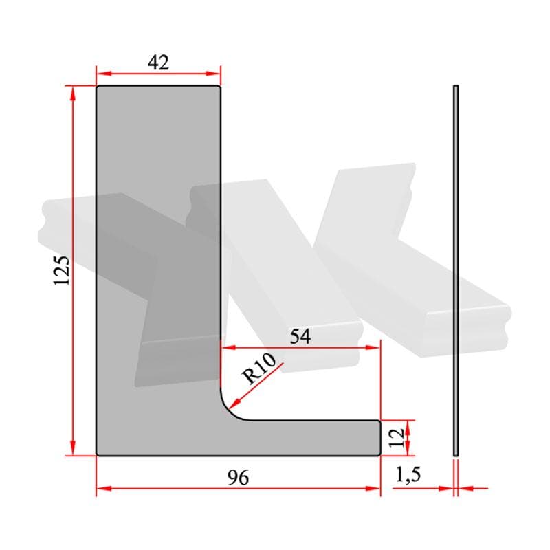 End cap left to RKL 40003038