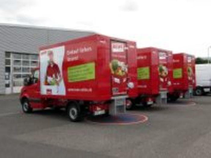 Kühlfahrzeuge Für Den Lebensmittel Online Home Delivery Service
