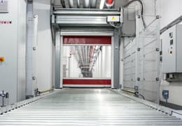 Interior door for conveyor technology