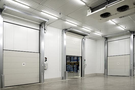 High-speed spiral doors