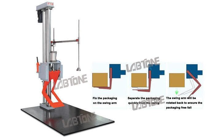 Dt200 Moisture Corrosion Lab Drop Tester For Battery Package 550kg