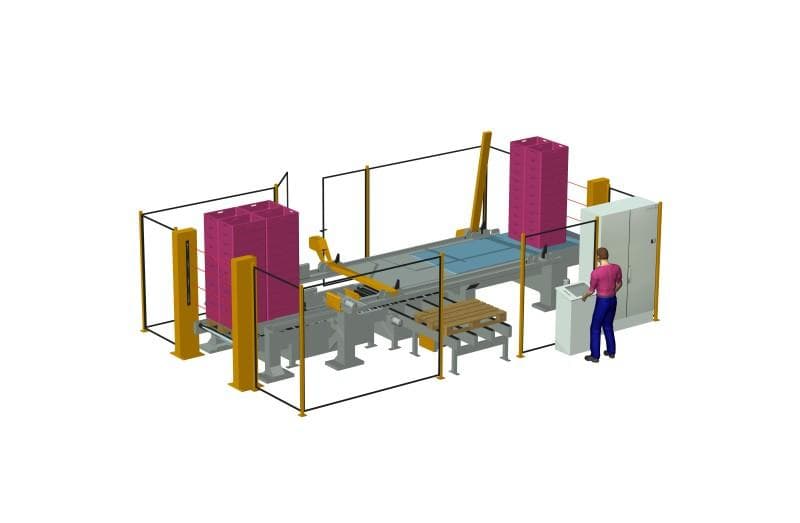 Stack Palletizer PA14 and Stacker KST5