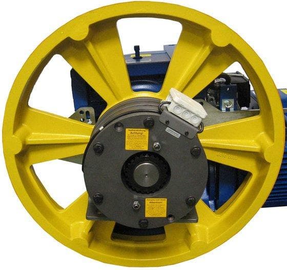 AUFZUGSANTRIEB MIT GETRIEBE – ROBA-SHEAVE STOP 500