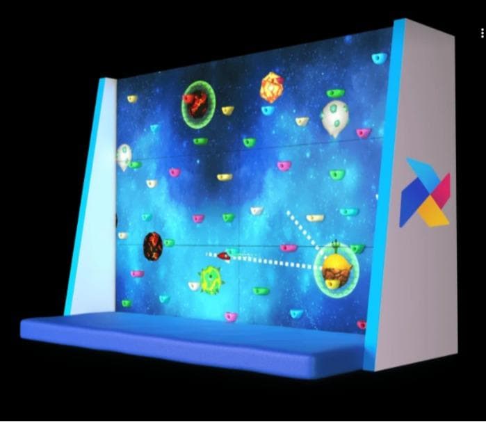 Interactive Climbing Wall