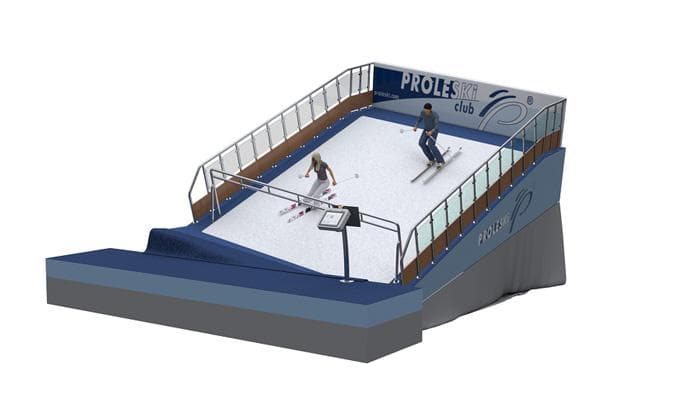 Proleski ski and snowboard simulator Indoor training