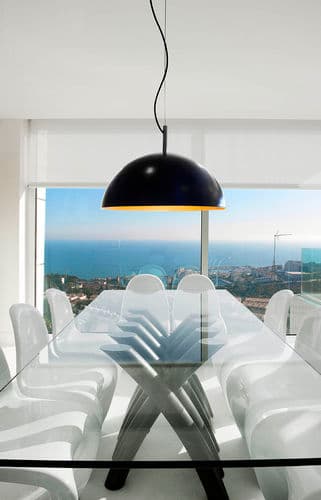 NECKLACE LAMP / CONTEMPORARY / ALUMINUM / GOLD BASIC: C-52/45