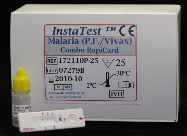 One step blood malaria antigen cassette malaria home test kit