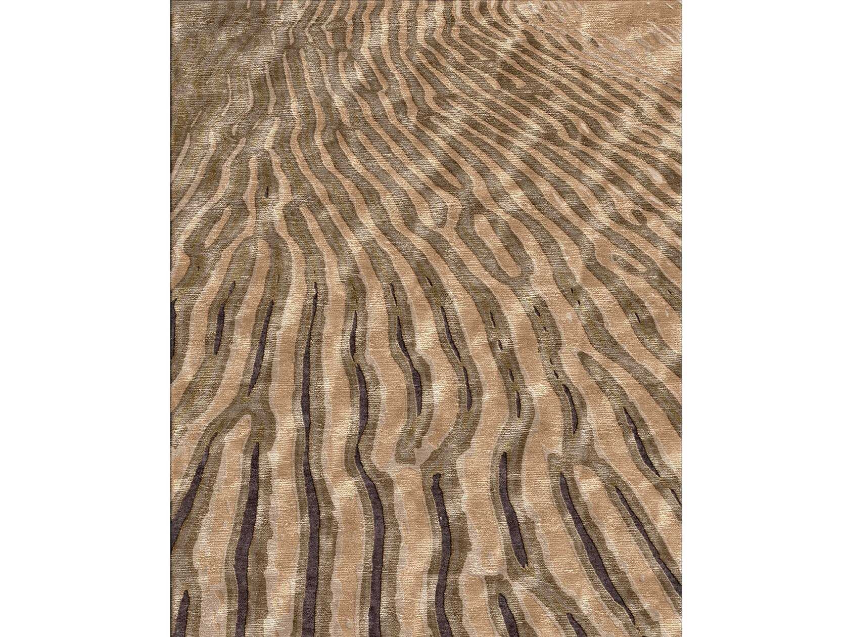 handmade Tibetan wool and Chinese silk rug