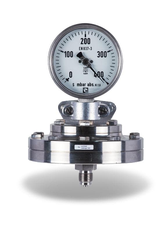 Plattenfedermanometer