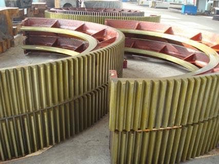 回转窑/球磨机管/磨机齿圈 Girth gear, kiln gear, transmission gear