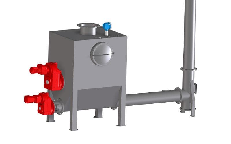 Custom spiral conveyors for recycling materials