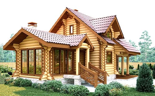 Wooden houses