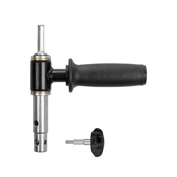 Universal Ice Auger Drill Adapter with a Rubber Grip Handle