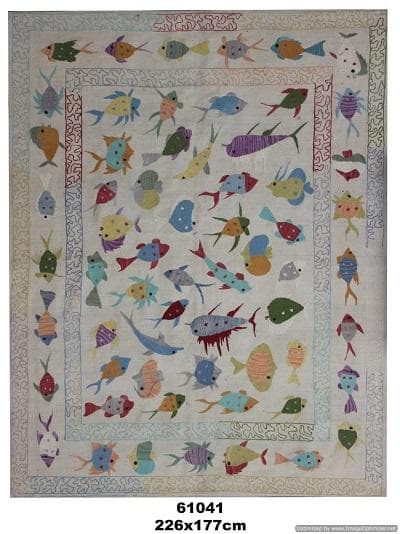 Hand made decorative carpet