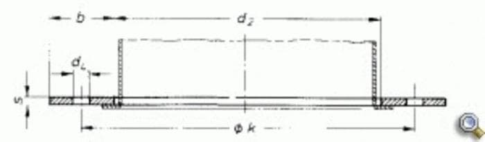 Flachflansche DIN 24154