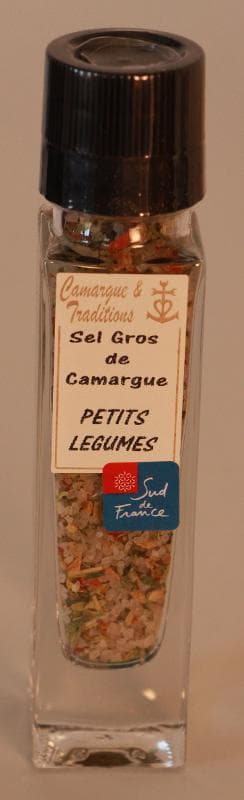 MOULIN RECHARGEABLE - SEL GROS DE CAMARGUE - PETITS LEGUMES
