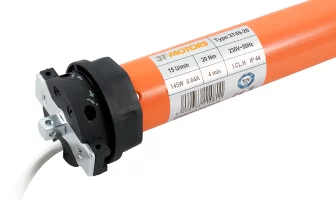 Shutter motors with mechanical limit switches