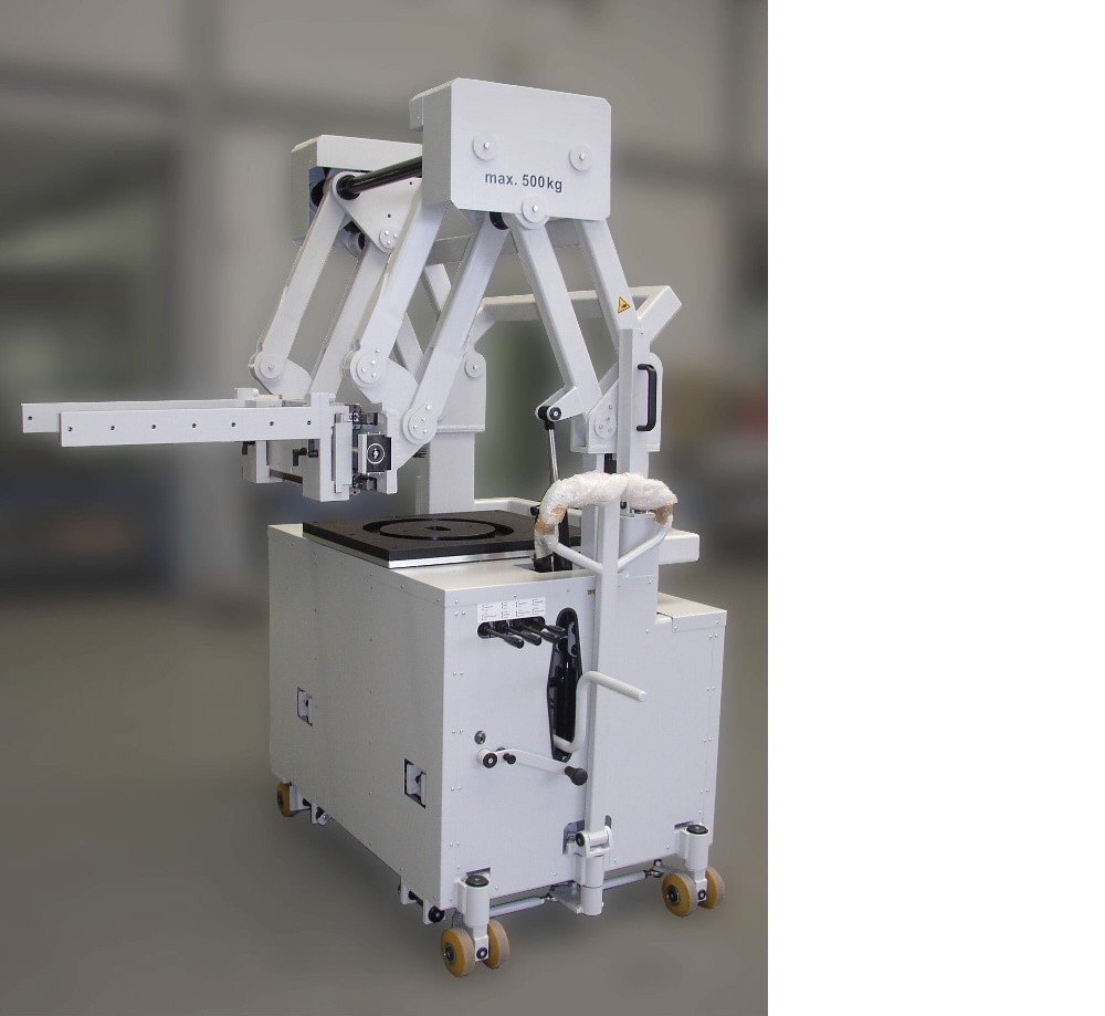 Mobile lifting system with assembly groups