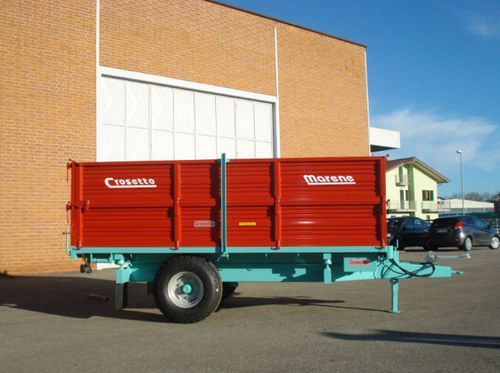 DAMPERLİ TARIM TRAKTÖR RÖMORKU  TEK DİNGİL