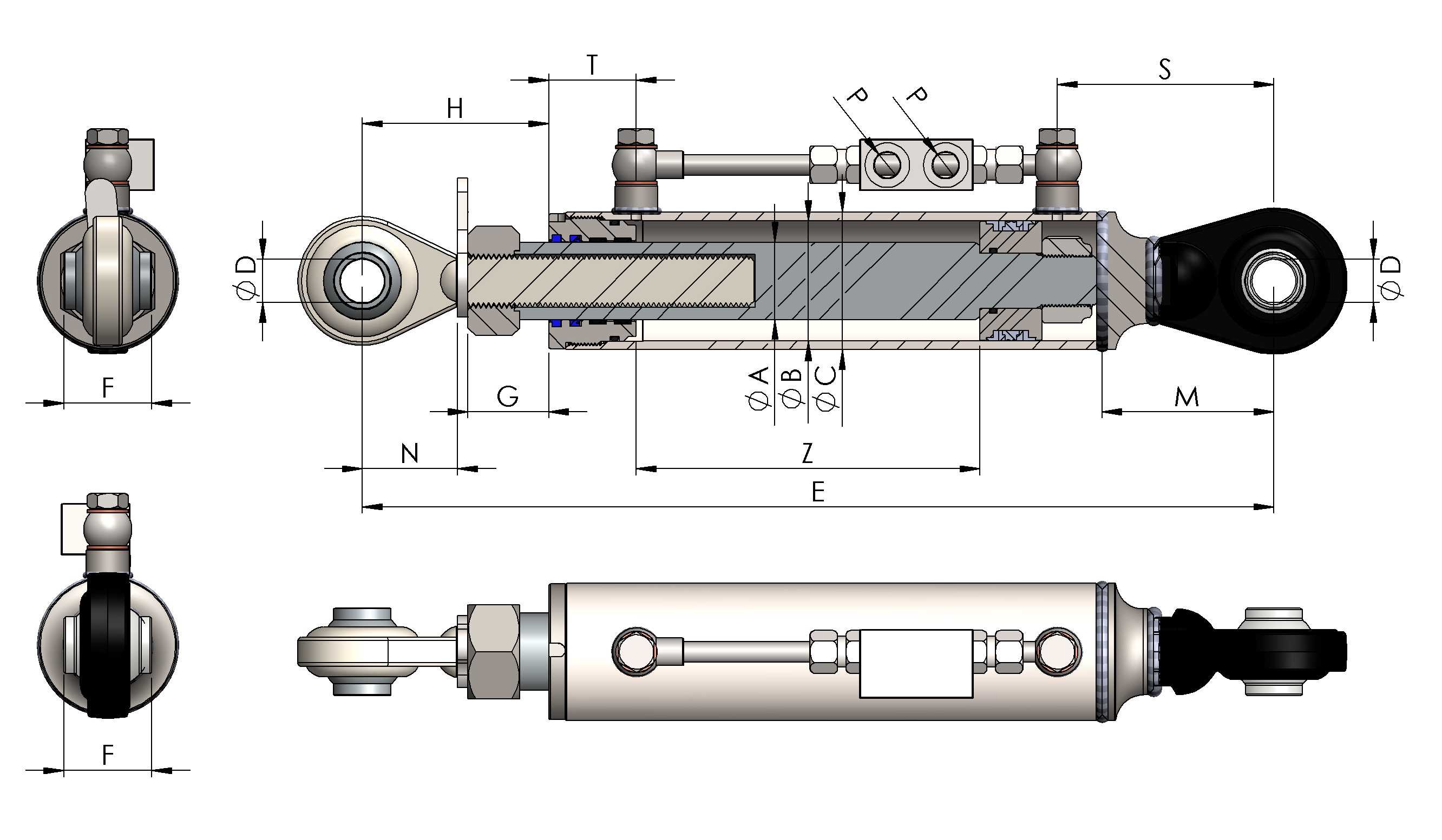 ÜÇÜNCÜ NOKTA HİDROLİK SİLİNDİRLER