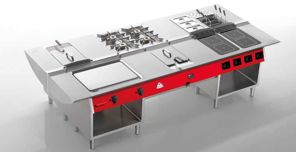 Paslanmaz çelik ticari mutfak