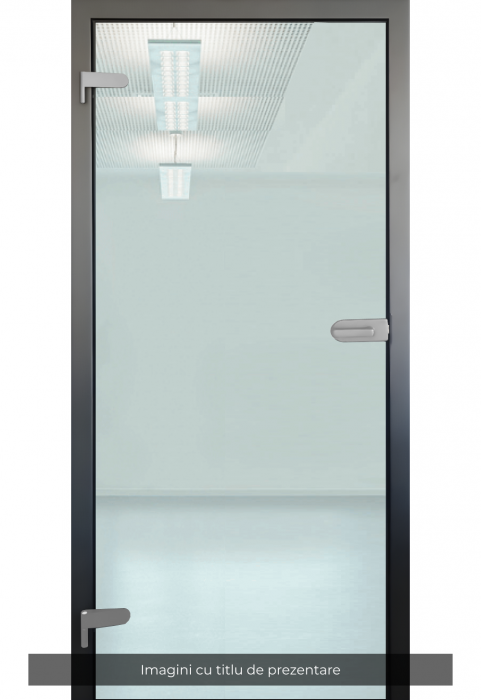 Ayarlanabilir cerceveli 8mm SeffafMat temperli cam kapi 