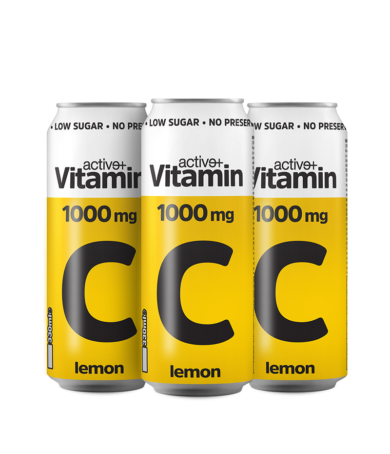 Active+ Vitamin C / Limon aroması - 330ml ALU Can
