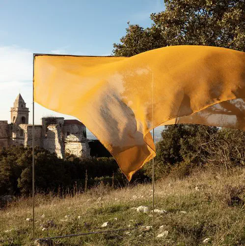 Curtain fabric BENU CHALK FR